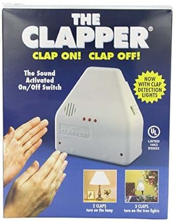 The Original Clapper Sound Activated On / Off Switch, Clap On! Clap Off ...