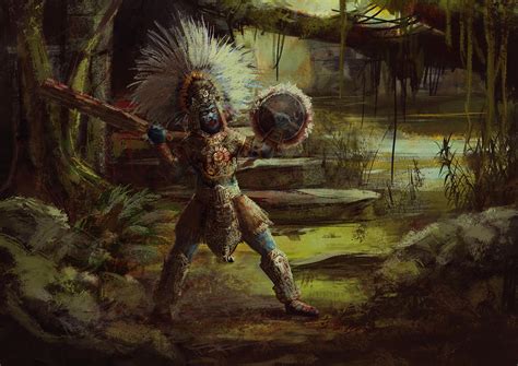 Aztec Gods Sacrifice by TeslaRock on DeviantArt