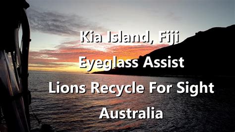 Kia Island, Fiji receive glasses from Eyeglass Assist - YouTube