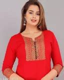 Arushi Red God Bless Kurti _RC_04