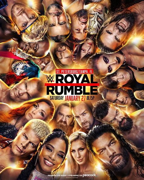 Official Poster for the 2024 Royal Rumble. : r/WWE