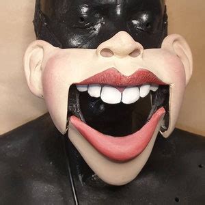 Ventriloquist Half Face Mask - Etsy