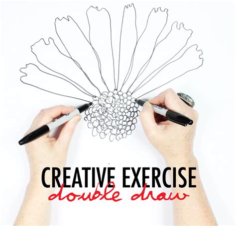 creative exercise- double draw | alisaburke | Bloglovin’