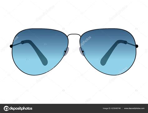 Blue Lens Sunglasses Vector Illustration Stock Vector by ©YAY_Images ...