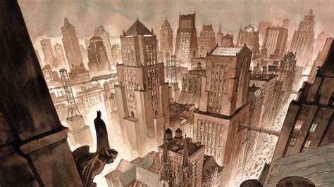 Download Gotham City Comic Batman HD Wallpaper