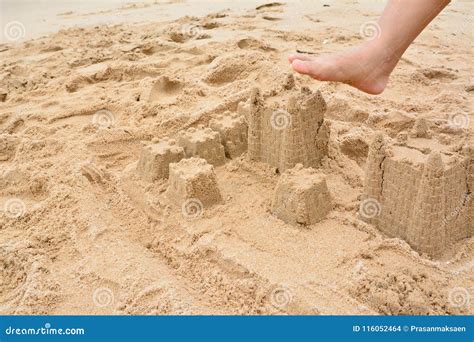 Sand castle stock photo. Image of creativity, peace - 116052464