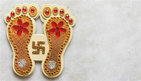 Hindu mythological Goddess Laxmi's footprint with stylish text of Diwali for Diw , #Ad, #Laxmi ...