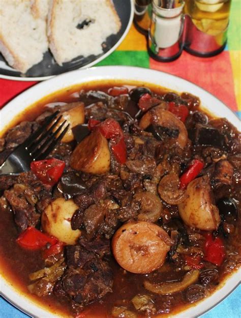 Goat stew (slow cooker recipe)
