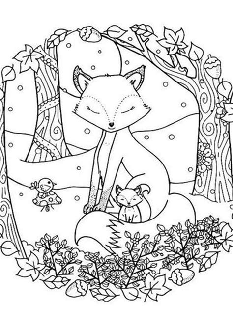 Free & Easy To Print Fox Coloring Pages | Coloriage renard, Coloriage ...