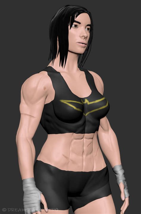 Cassandra Cain fan art 3D model by DreamscaperZer0 on DeviantArt