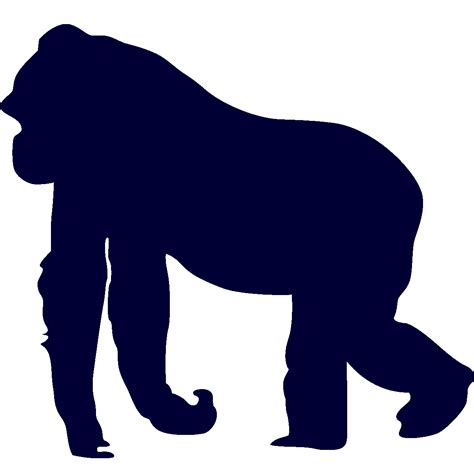Stickers muraux Animaux - Sticker Silhouette gorille - ambiance-sticker.com Jungle Party, Safari ...