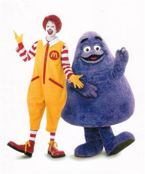 Pin by Jimbles Notronbo on grimace. | Ronald mcdonald, Clown pics, Mcdonalds birthday party