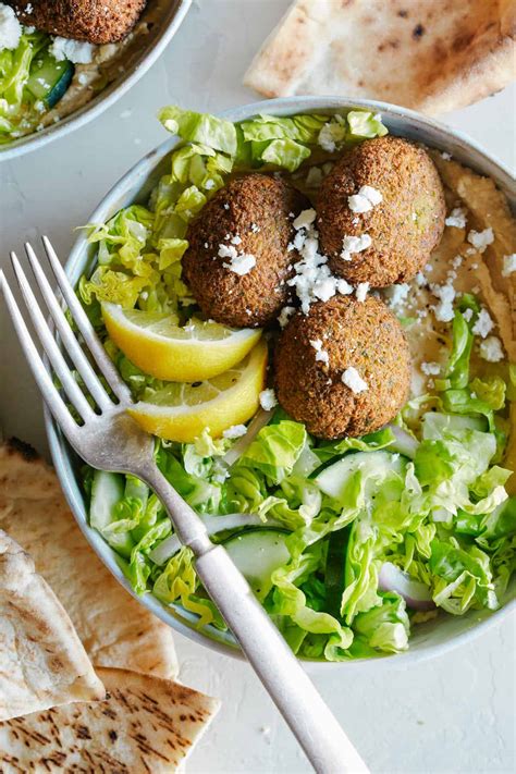 Falafel Salad Hummus Bowls | Spoon Fork Bacon