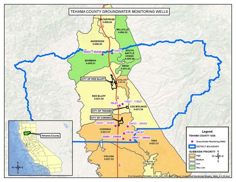 Groundwater Level Monitoring - Tehama County Flood Control and Water Conservation District