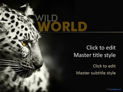 Free Powerpoint Templates Zoo Animals