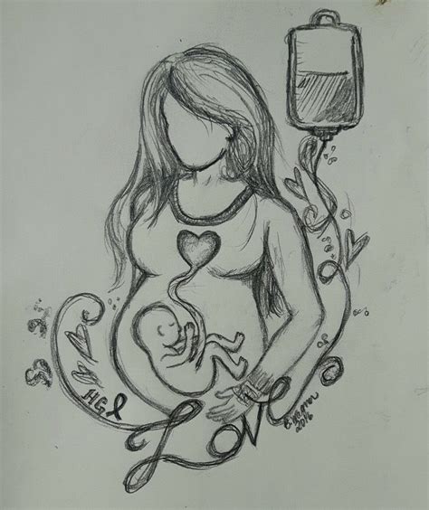 Pregnancy Drawing, Pregnancy Art, Pencil Sketch, Pencil Art, Pencil Drawings, Arm Tattoo, Sleeve ...