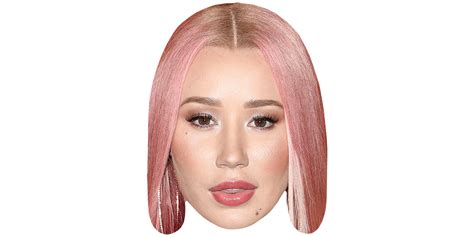 Iggy Azalea (Pink Hair) Celebrity Mask - Celebrity Cutouts