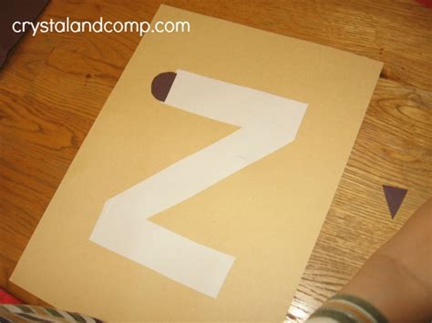 Letter Z Craft Zebra For Kids Preschool Crafts