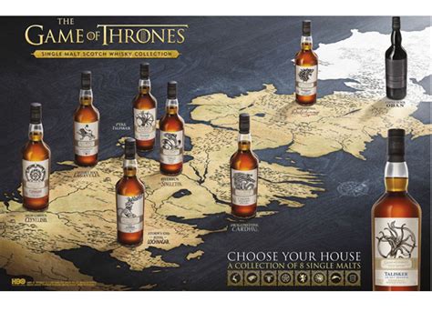 Game of Thrones whisky collection - Film and Furniture