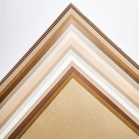 KRAFT CARDSTOCK VARIETY PACK- 12x12 Cardstock - 12 Sheets – The 12x12 Cardstock Shop