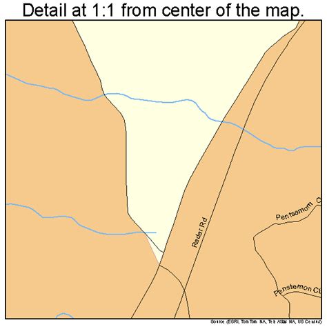 Tonopah Nevada Street Map 3273600