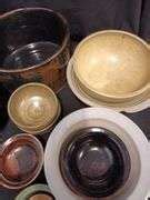 Lot of Rustic Studio Pottery Bowls - Tullochs Auctions