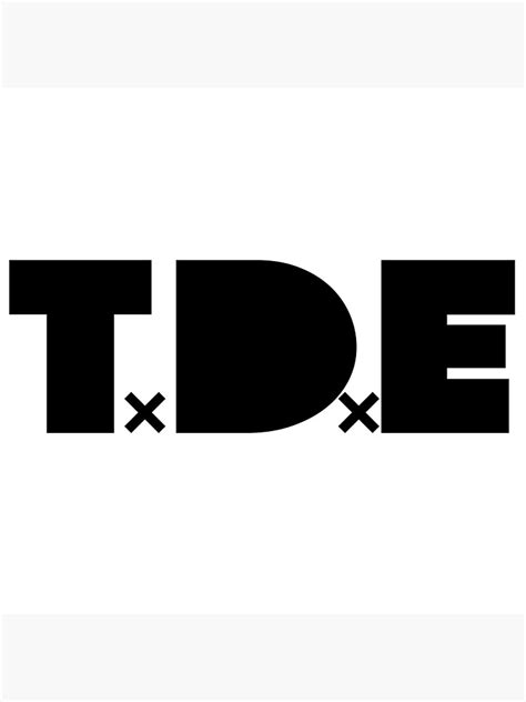 "TDE Logo" Metal Print by JustBoolin | Redbubble