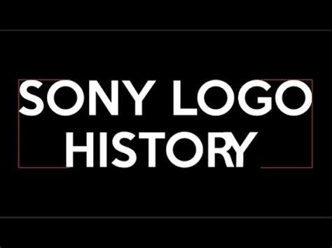 Sony Logo History - YouTube