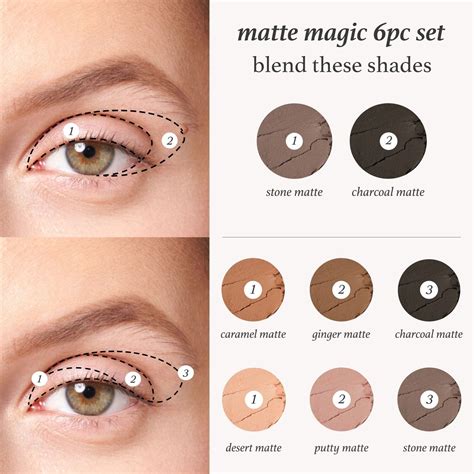 Matte Magic - Eyeshadow 101 Crème to Powder Waterproof Eyeshadow Stick Set (6 PC) in 2023 ...