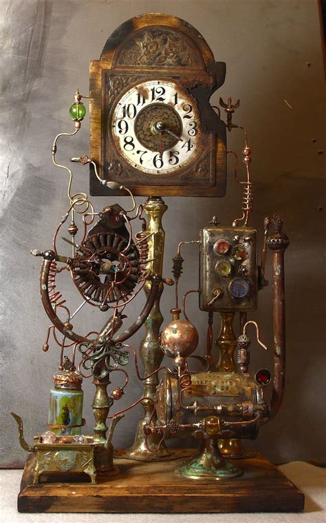 Capt. Bland's Steam Powered Clock #steampunkfashion, Steampunk Kunst ...