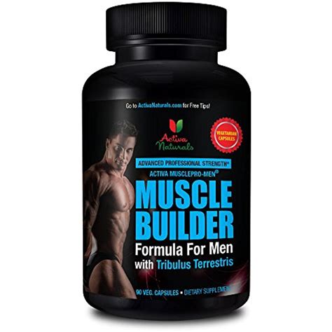 Activa Naturals Muscle Builder Supplement for Men with Essential Body Building Boos… | Muscle ...