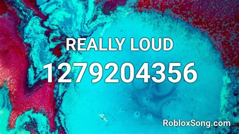 REALLY LOUD Roblox ID - Roblox music codes