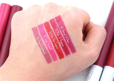 Maybelline Superstay Ink Crayon Swatches - Margaret Wiegel™. Jun 2023