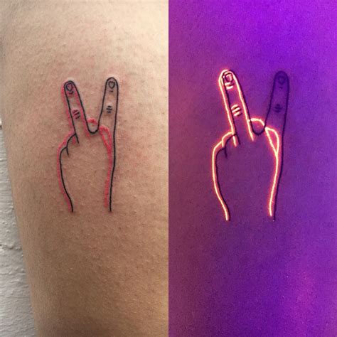 You have to see these glow in the dark tattoos | Tattoos, Mini tattoos, Uv tattoo