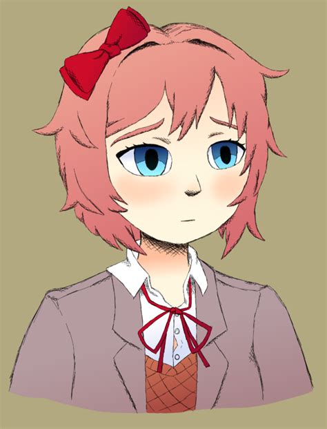 Sayori by KrattKing on Newgrounds