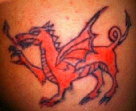 "welsh dragon tattoo" by dallys | Redbubble