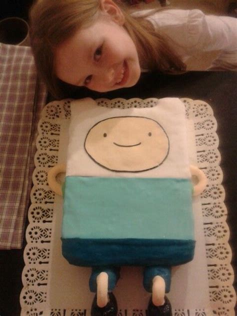 Finn the human adventure time cake | Adventure time cakes, Adventure ...