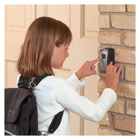 Aluminum Alloy Password Key Lock Box ， Wall Mounted Key Safe Waterproof ...