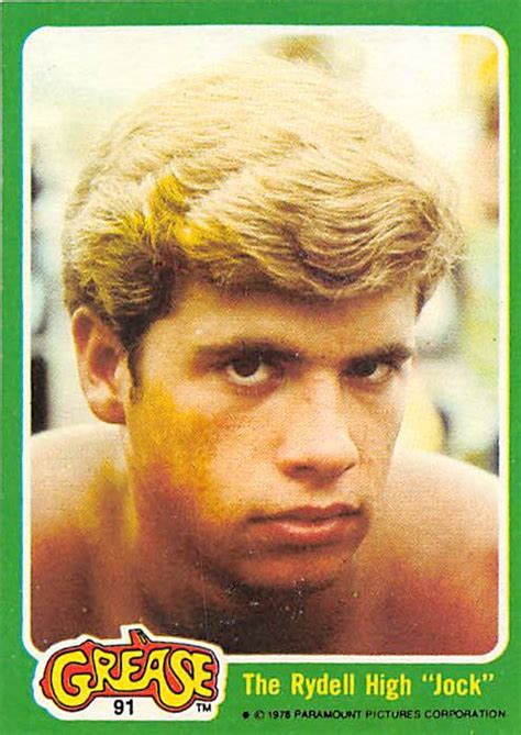 Lorenzo Lamas trading card Grease 1978 Topps #91 Jock Tom Chisum