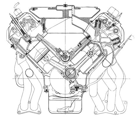 chrysler+hemi+v8+engines | This cross section shows good ports. Drag Racing Cars, Drag Cars ...