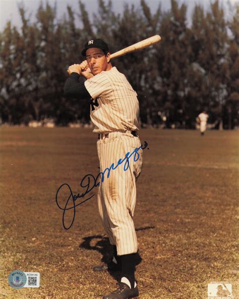 Joe DiMaggio Autographed New York Yankees 8×10 – KBK Sports