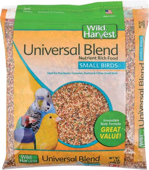 WILD HARVEST Universal Blend Small Bird Food, 3-lb bag - Chewy.com