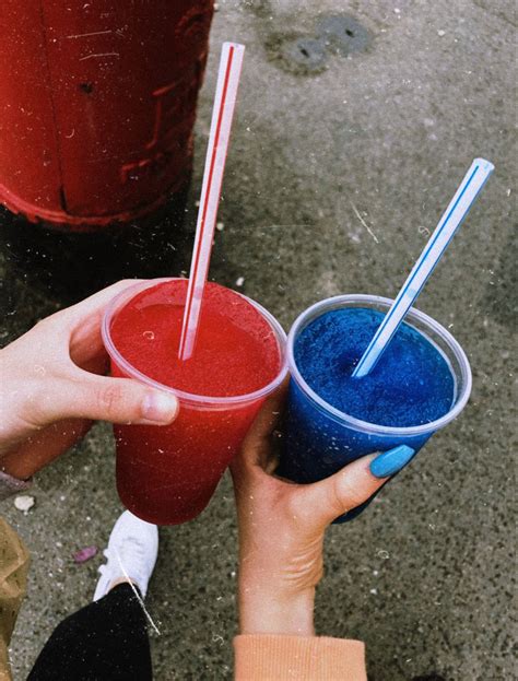 blue red slushies ~ aesthetic drinks ~ urban retro | Slushies, Slushie aesthetic retro, Girls ...