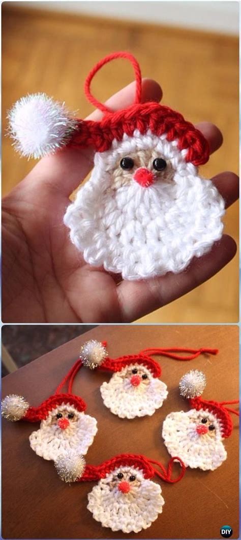 Santa Face Crochet Pattern Best Beginner Wearables Patterns - Worldly ...