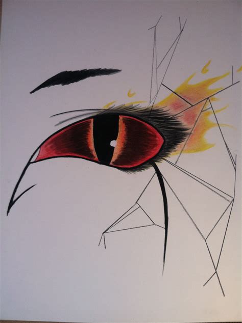 Demon Eyes Drawing at PaintingValley.com | Explore collection of Demon ...