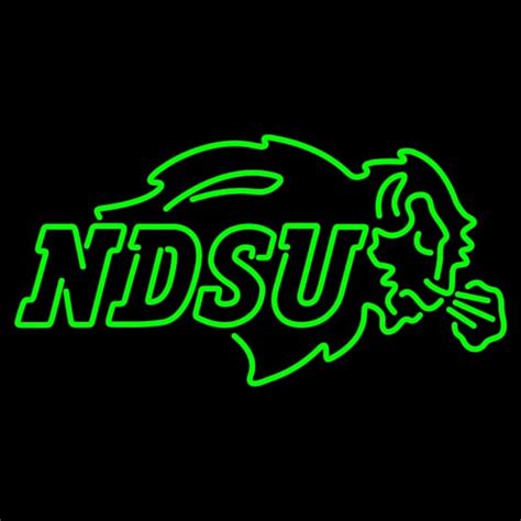 Custom North Dakota State Bison Primary Pres Logo NCAA Neon Sign Neon ...