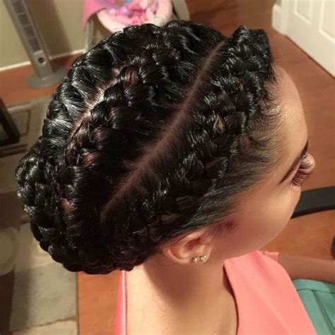 51 Goddess Braids Hairstyles for Black Women - StayGlam | Goddess braids hairstyles, Cool braid ...