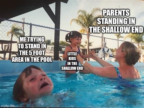 drowning kid in the pool Memes & GIFs - Imgflip