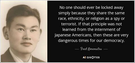 TOP 6 QUOTES BY FRED KOREMATSU | A-Z Quotes