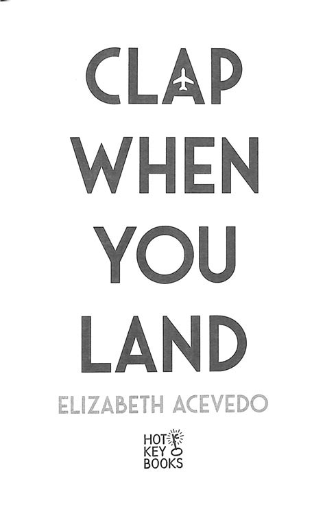 Clap when you land by Acevedo, Elizabeth (9781471409127) | BrownsBfS